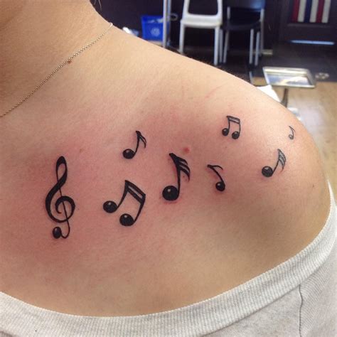 music tattoos for ladies